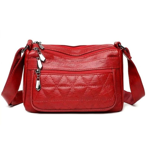 Женская кожаная сумка 8807-3 RED