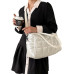 Женская стёганая сумка подушка 8810-11 WHITE