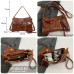 Женская кожаная сумка 8831 BROWN
