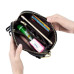 Женская кожаная сумка клатч кошелёк 88816 BLACK