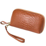 Женская кожаная сумка клатч кошелёк 88816 YELLOW