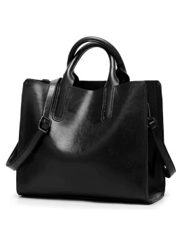 Женская кожаная сумка 8952-1 BLACK