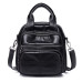 Женская кожаная сумка-рюкзак 955 BLACK