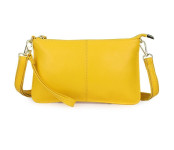 Женская кожаная сумка 966 YELLOW
