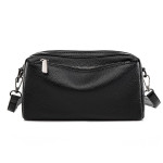 Женская кожаная сумка A1806 BLACK