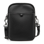 Женская кожаная сумка A1807 BLACK