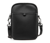 Женская кожаная сумка A1807 BLACK
