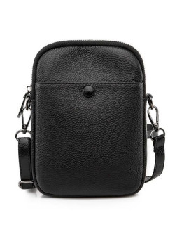 Женская кожаная сумка A1807 BLACK