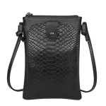 Женская кожаная сумка A1810 BLACK