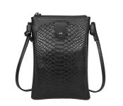Женская кожаная сумка A1810 BLACK