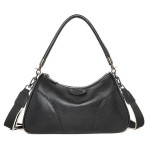 Женская кожаная сумка A1811 BLACK