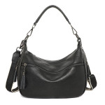Женская кожаная сумка A1812 BLACK