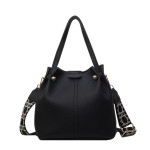 Женская кожаная сумка A1814 BLACK