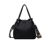 Женская кожаная сумка A1814 BLACK