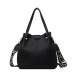 Женская кожаная сумка A1814 BLACK