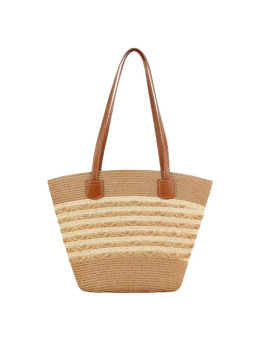 Женская соломенная сумка COL-20 BEIGE