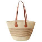Женская соломенная сумка COL-22 BEIGE