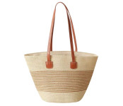 Женская соломенная сумка COL-22 BEIGE
