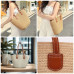 Женская соломенная сумка COL-24 BEIGE