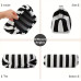 Женская косметичка сумка клатч COS-175 BLACK WHITE