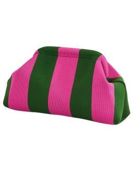 Женская косметичка сумка клатч COS-175 FUCSIA GREEN
