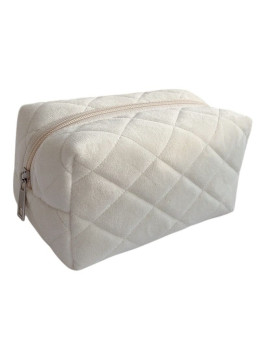 Женская меховая косметичка COS-55 IVORY