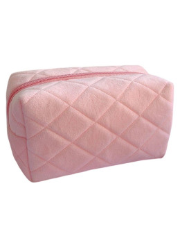 Женская меховая косметичка COS-55 PINK
