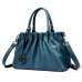 Женская кожаная сумка D8142 BLUE
