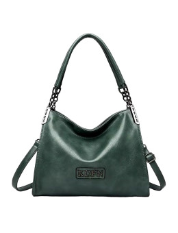 Женская кожаная сумка D8186 GREEN