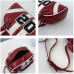 Женская кожаная сумка F-0202 RED WHITE
