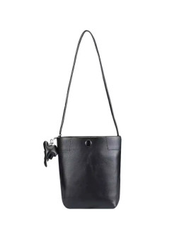 Женская кожаная сумка JD77186 BLACK