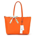 Женская кожаная сумка LAC-307 ORANGE