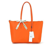 Женская кожаная сумка LAC-307 ORANGE