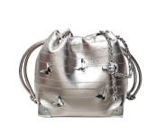 Женская кожаная сумка XQD-2472 SILVER