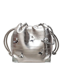 Женская кожаная сумка XQD-2472 SILVER